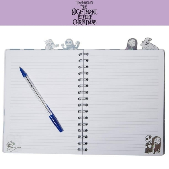 Nightmare Before Christmas Spiral Notebook (Front/Back View Pic) - Picture 5 of 8